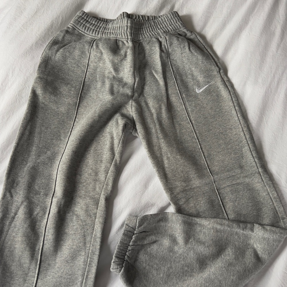 Nike grey sweatpants cuffed - XS